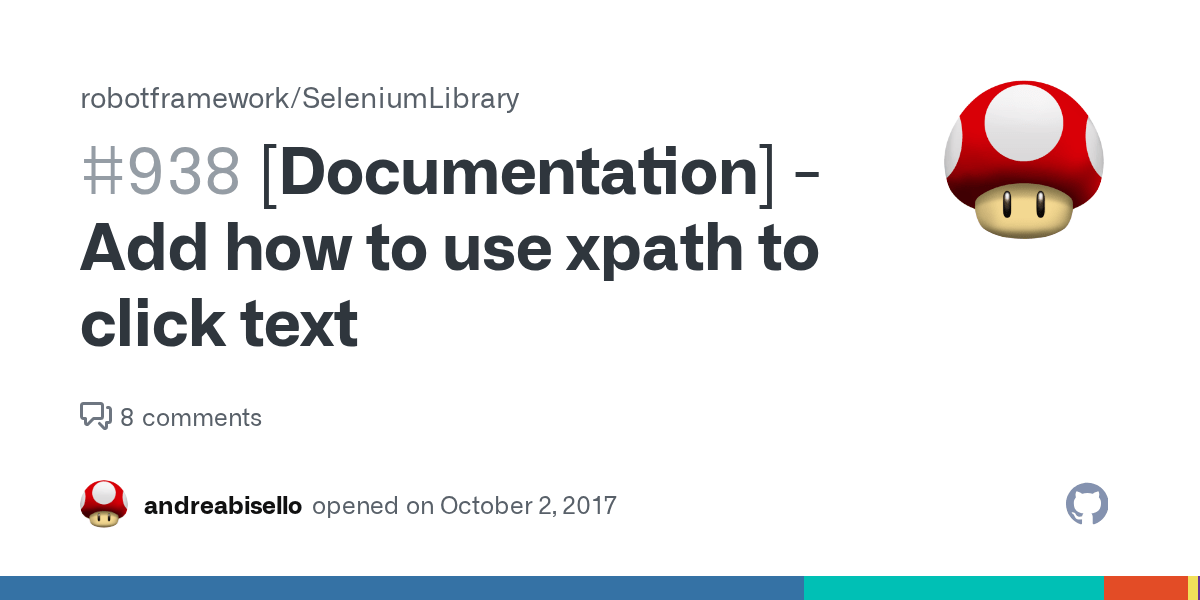 [Documentation] Add how to use xpath to click text · Issue 938