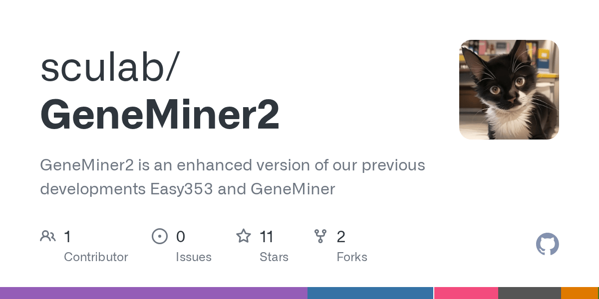 GitHub sculab/GeneMiner2 EasyMiner is an enhanced version of our