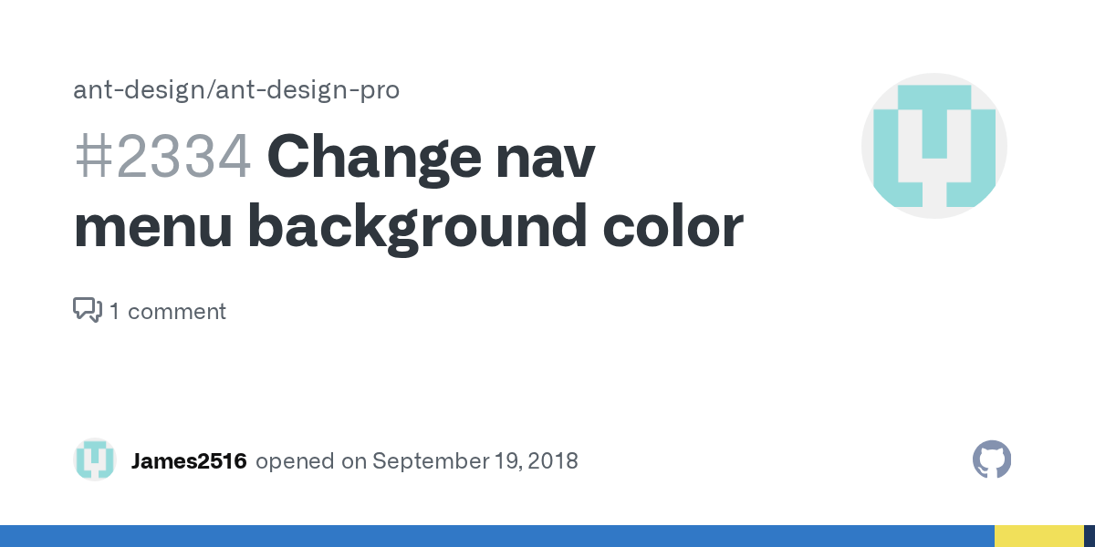 Change nav menu background color · Issue 2334 · antdesign/antdesign