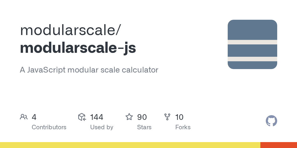 GitHub modularscale/modularscalejs A JavaScript modular scale