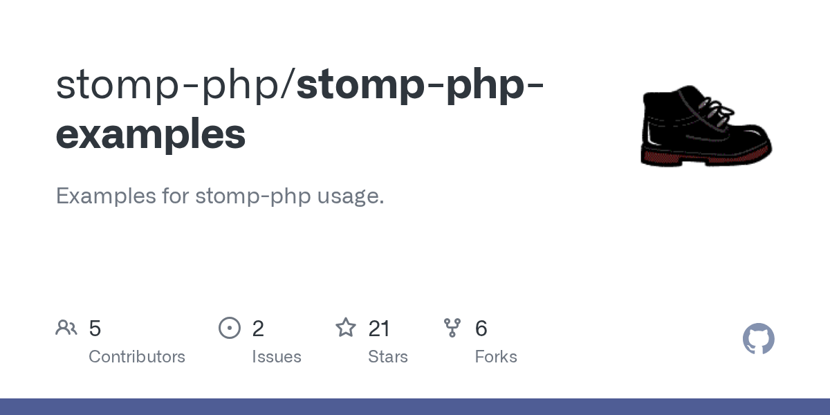 GitHub stompphp/stompphpexamples Examples for stompphp usage.