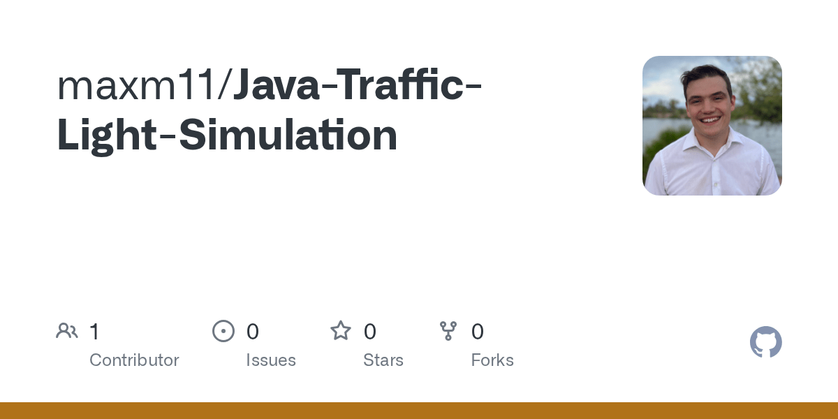GitHub maxm11/JavaTrafficLightSimulation