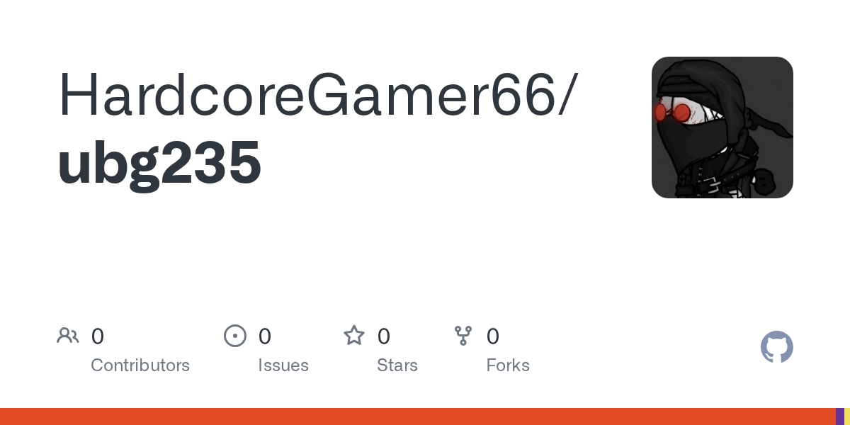 GitHub HardcoreGamer66/ubg235