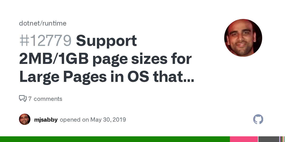 Support 2MB/1GB page sizes for Large Pages in OS that support