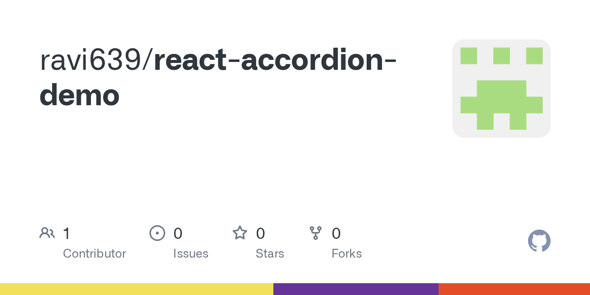 GitHub ravi639/reactaccordiondemo