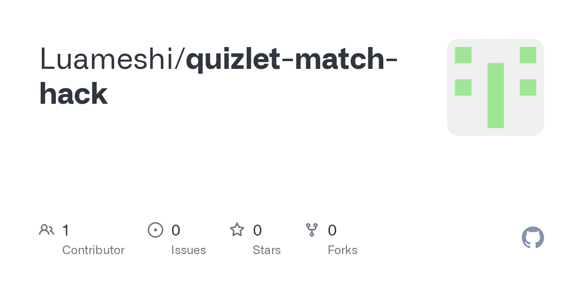 GitHub Luameshi/quizletmatchhack
