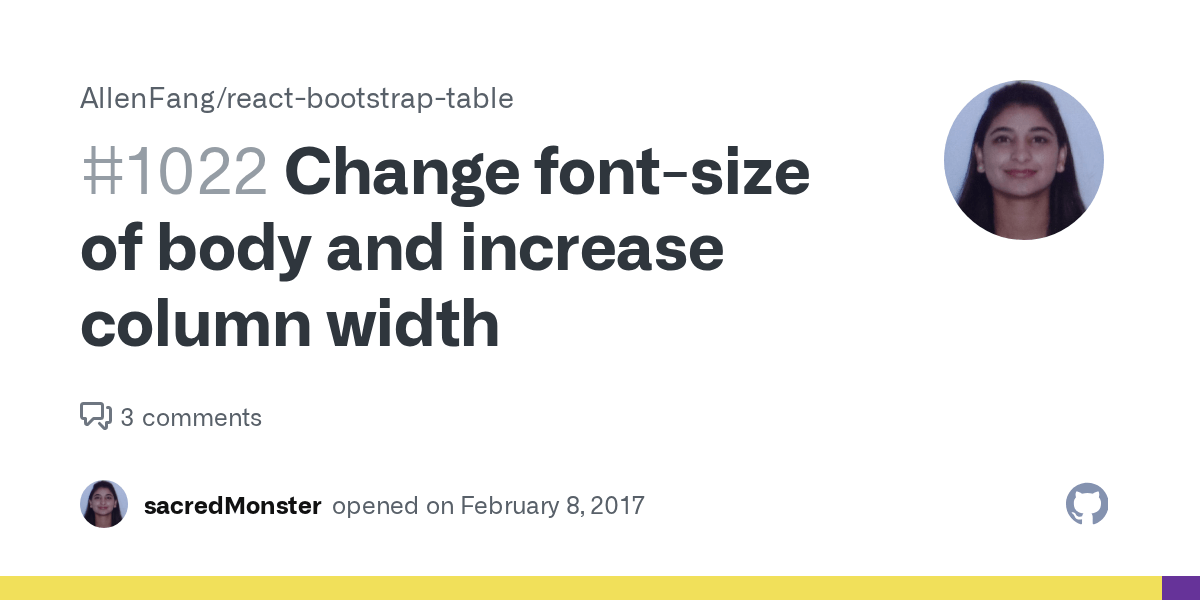Change fontsize of body and increase column width · Issue 1022