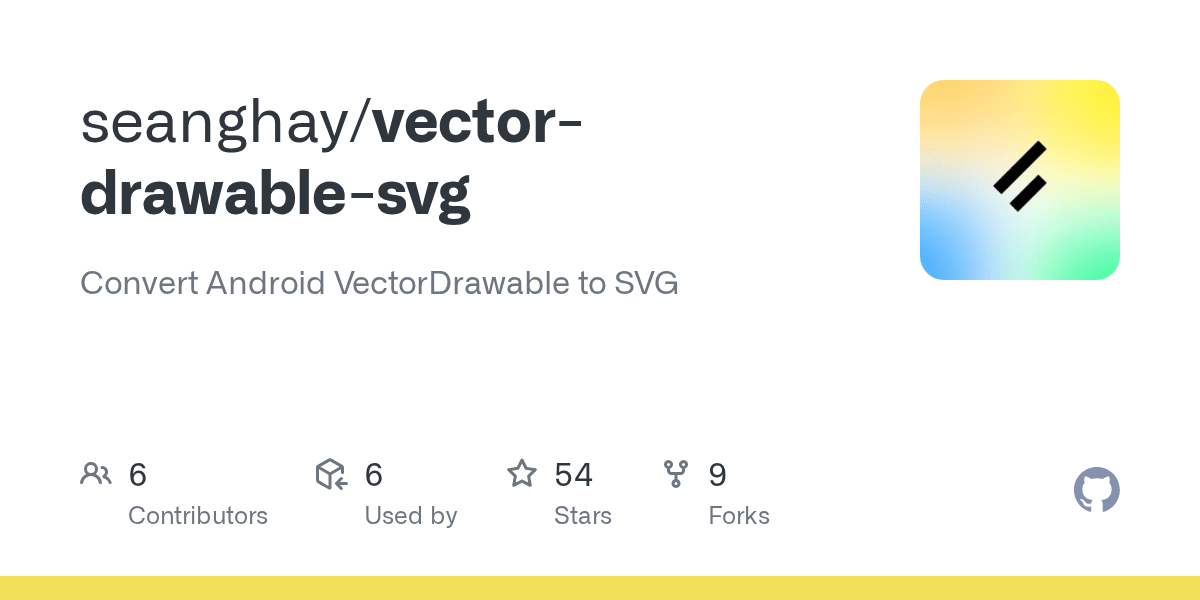 GitHub seanghay/vectordrawablesvg Convert Android VectorDrawable