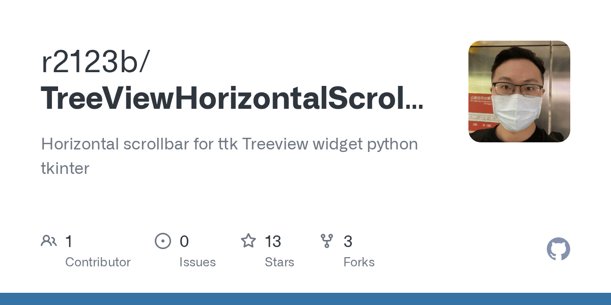 GitHub r2123b/TreeViewHorizontalScrollbar Horizontal scrollbar for