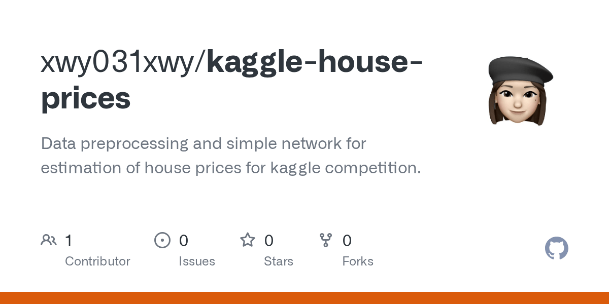 GitHub xwy031xwy/kagglehouseprices Data preprocessing and simple