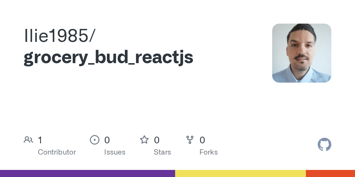 GitHub Ilie1985/grocery_bud_reactjs
