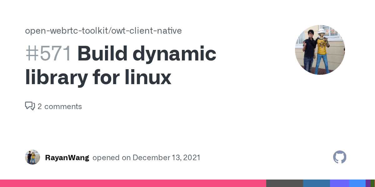 Build dynamic library for linux · Issue 571 · openwebrtctoolkit/owt