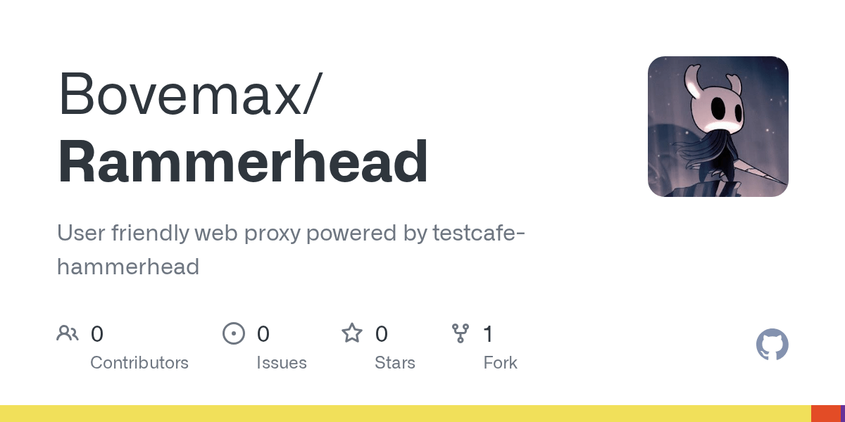 GitHub Bovemax/Rammerhead User friendly web proxy powered by