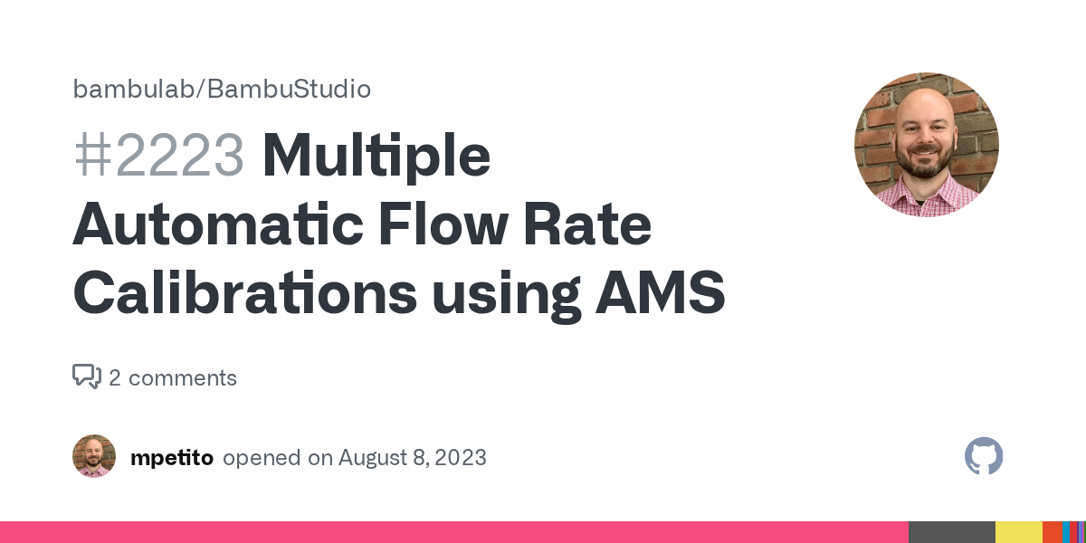 Multiple Automatic Flow Rate Calibrations using AMS · Issue 2223