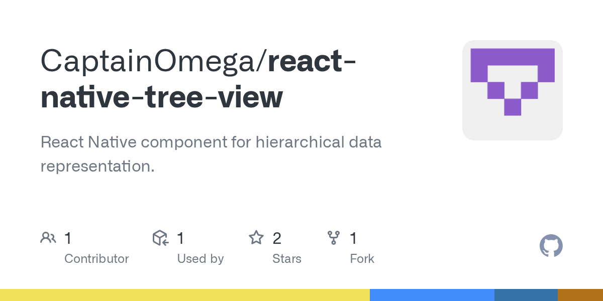 GitHub CaptainOmega/reactnativetreeview React Native component