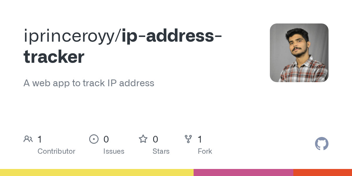 GitHub iprinceroyy/ipaddresstracker A web app to track IP address