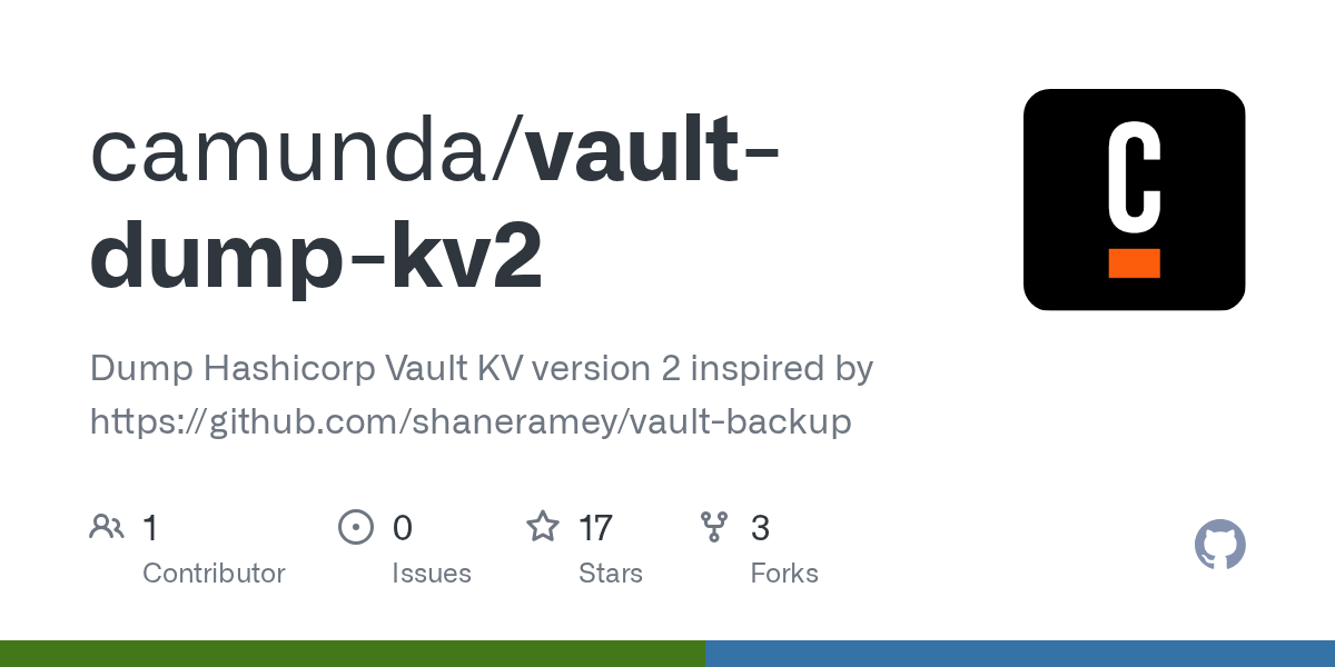 GitHub camunda/vaultdumpkv2 Dump Hashicorp Vault KV version 2