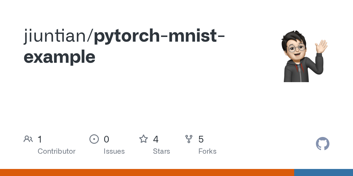 GitHub jiuntian/pytorchmnistexample