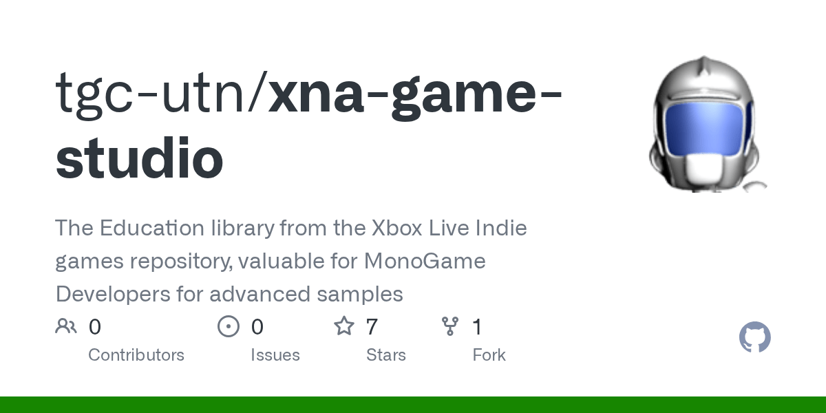 GitHub tgcutn/xnagamestudio The Education library from the Xbox