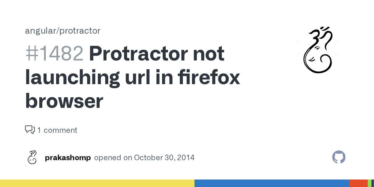 Protractor not launching url in firefox browser · Issue 1482 · angular