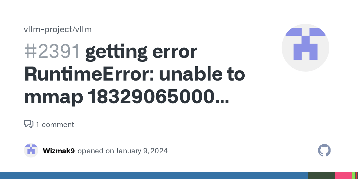 getting error RuntimeError unable to mmap 18329065000 bytes from file