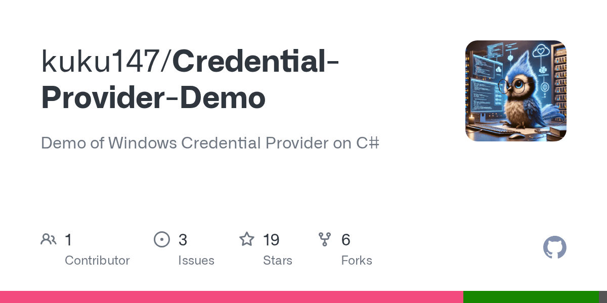 GitHub kuku147/CredentialProviderDemo Demo of Windows Credential
