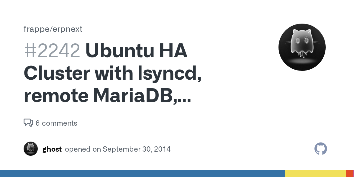 Ubuntu HA Cluster with lsyncd, remote MariaDB, Apache Reverse Proxy