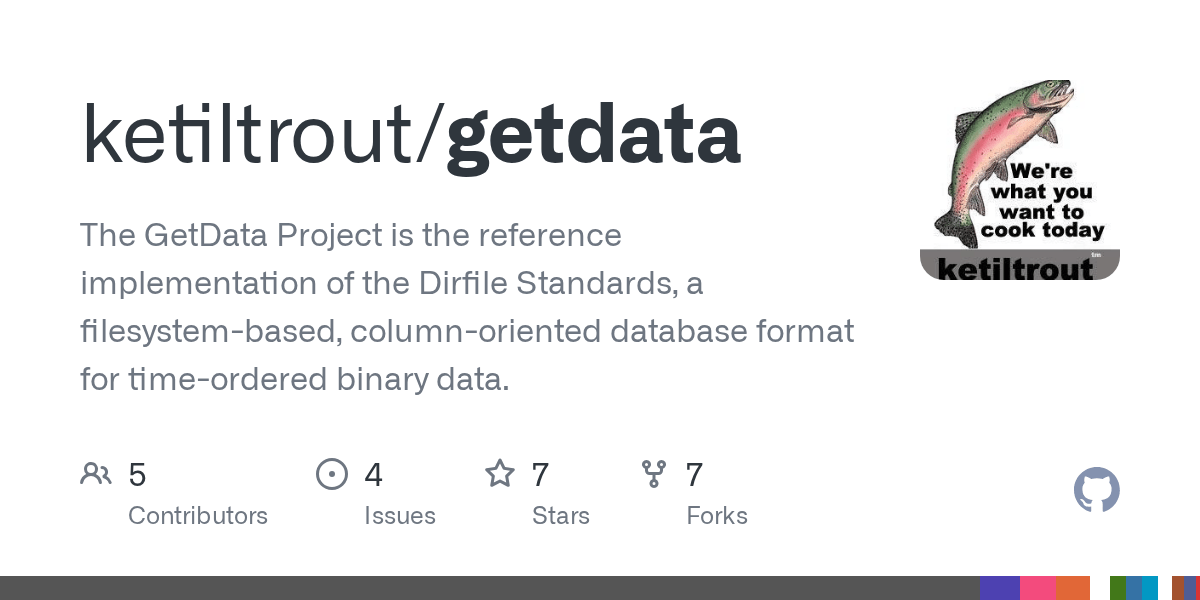 GitHub ketiltrout/getdata The GetData Project is the reference