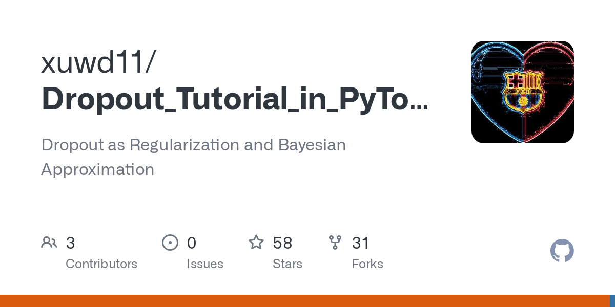 GitHub xuwd11/Dropout_Tutorial_in_PyTorch Dropout as Regularization
