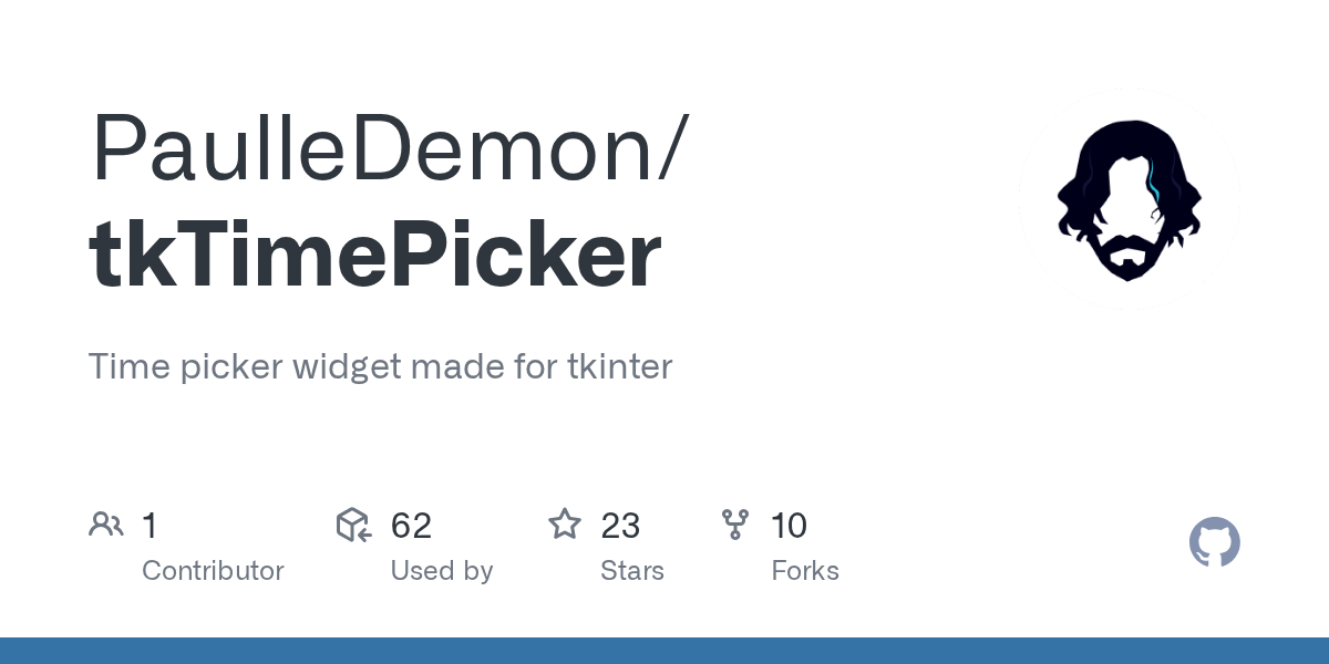 GitHub PaulleDemon/tkTimePicker Time picker widget made for tkinter