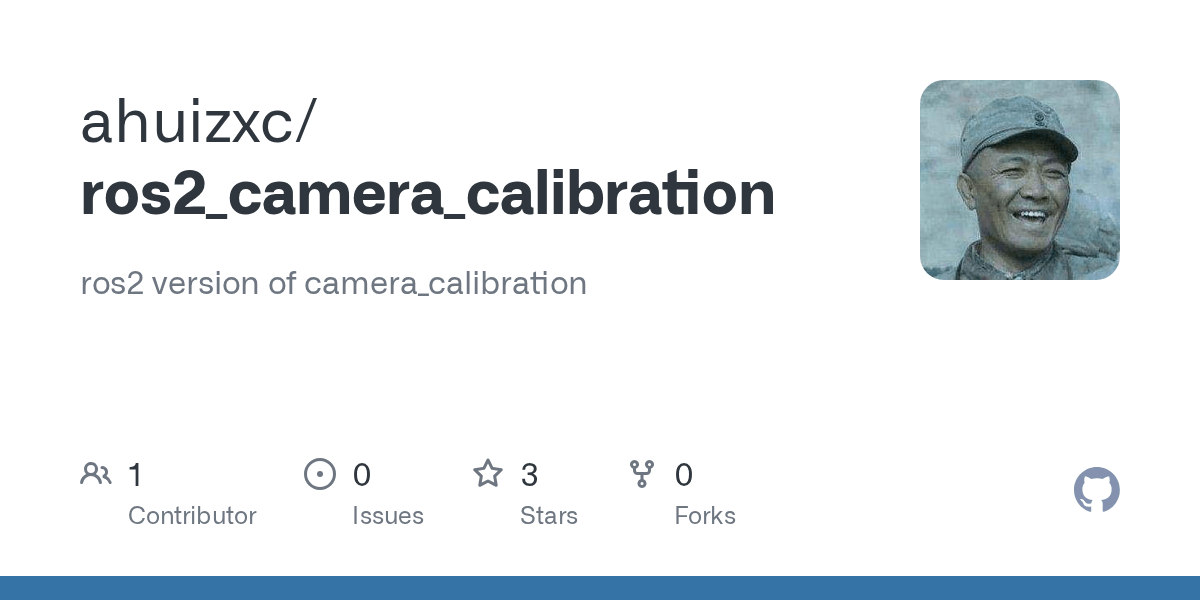 GitHub ahuizxc/ros2_camera_calibration ros2 version of camera