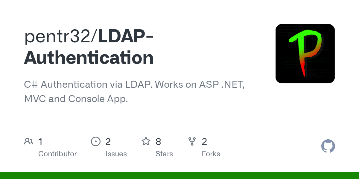 GitHub pentr32/LDAPAuthentication C Authentication via LDAP. Works