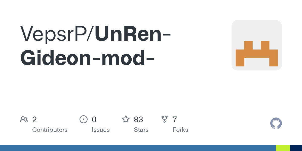 GitHub VepsrP/UnRenGideonmod