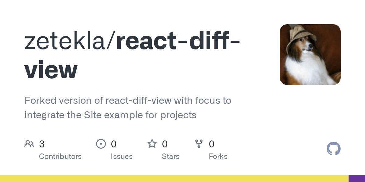 GitHub zetekla/reactdiffview Forked version of reactdiffview with focus to integrate the