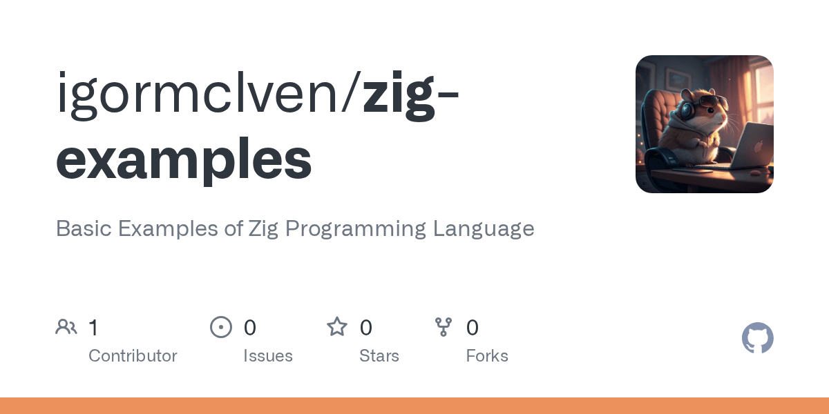 GitHub igormclven/zigexamples