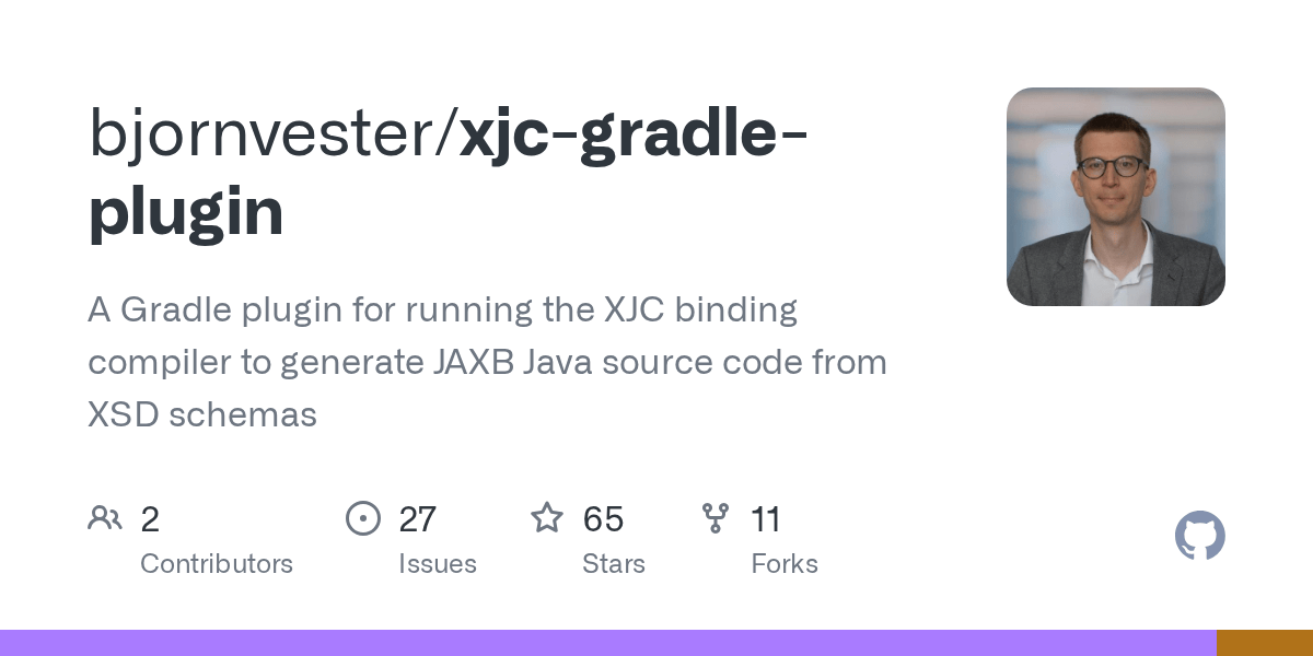 GitHub bjornvester/xjcgradleplugin A Gradle plugin for running the