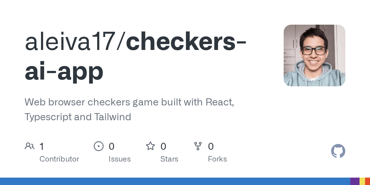 GitHub aleiva17/checkersaiapp  browser checkers game built with