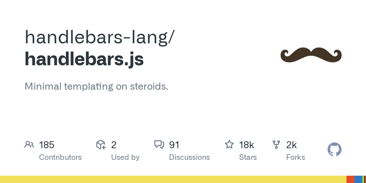 Releases · handlebarslang/handlebars.js · GitHub