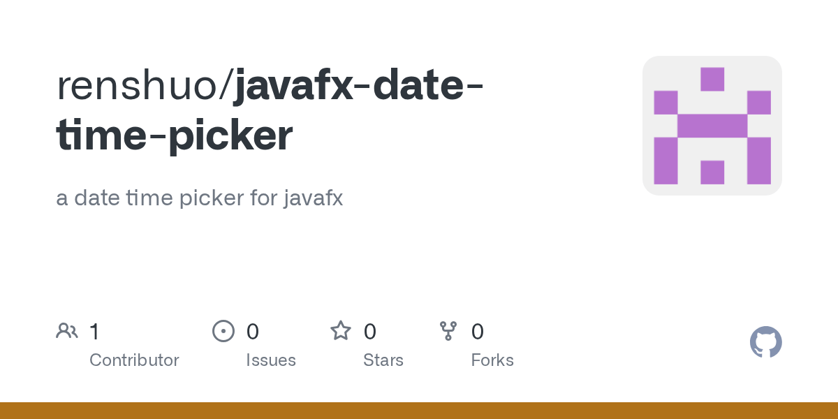GitHub renshuo/javafxdatetimepicker a date time picker for javafx