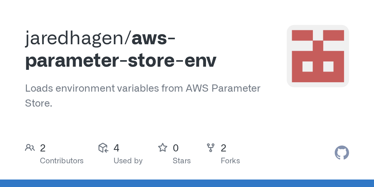 GitHub jaredhagen/awsparameterstoreenv Loads environment