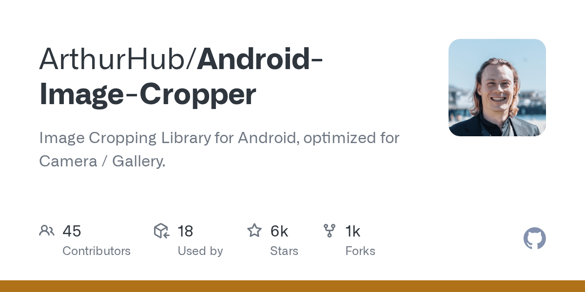 GitHub ArthurHub/AndroidImageCropper Image Cropping Library for