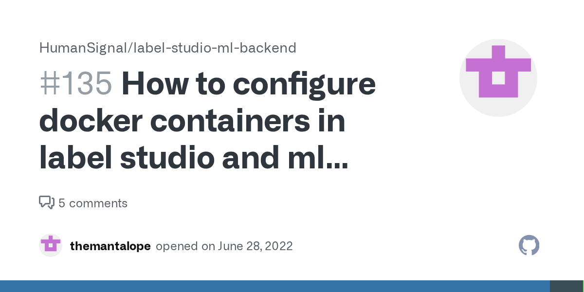 How to configure docker containers in label studio and ml backend