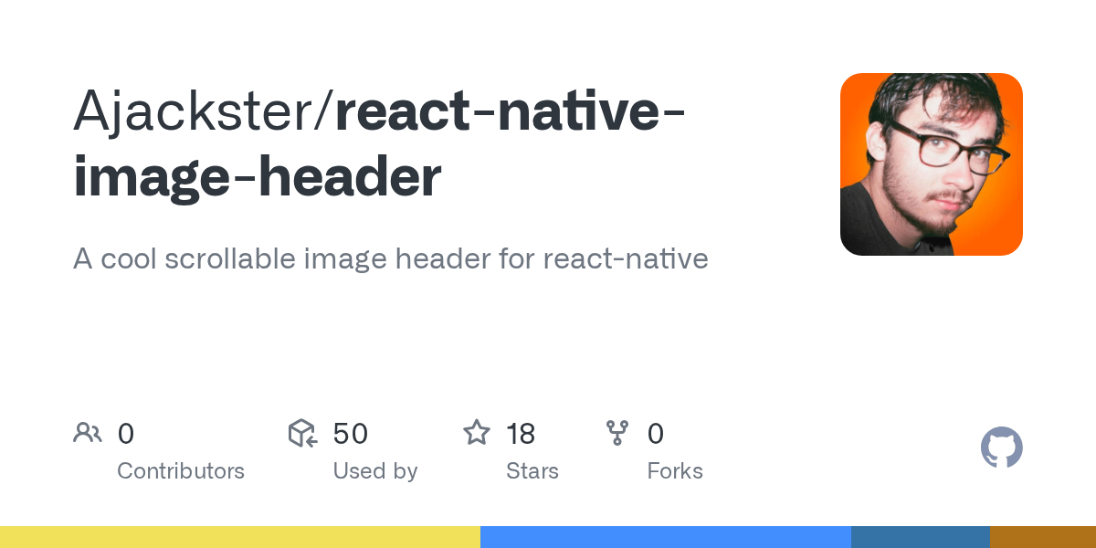 GitHub Ajackster/reactnativeimageheader A cool