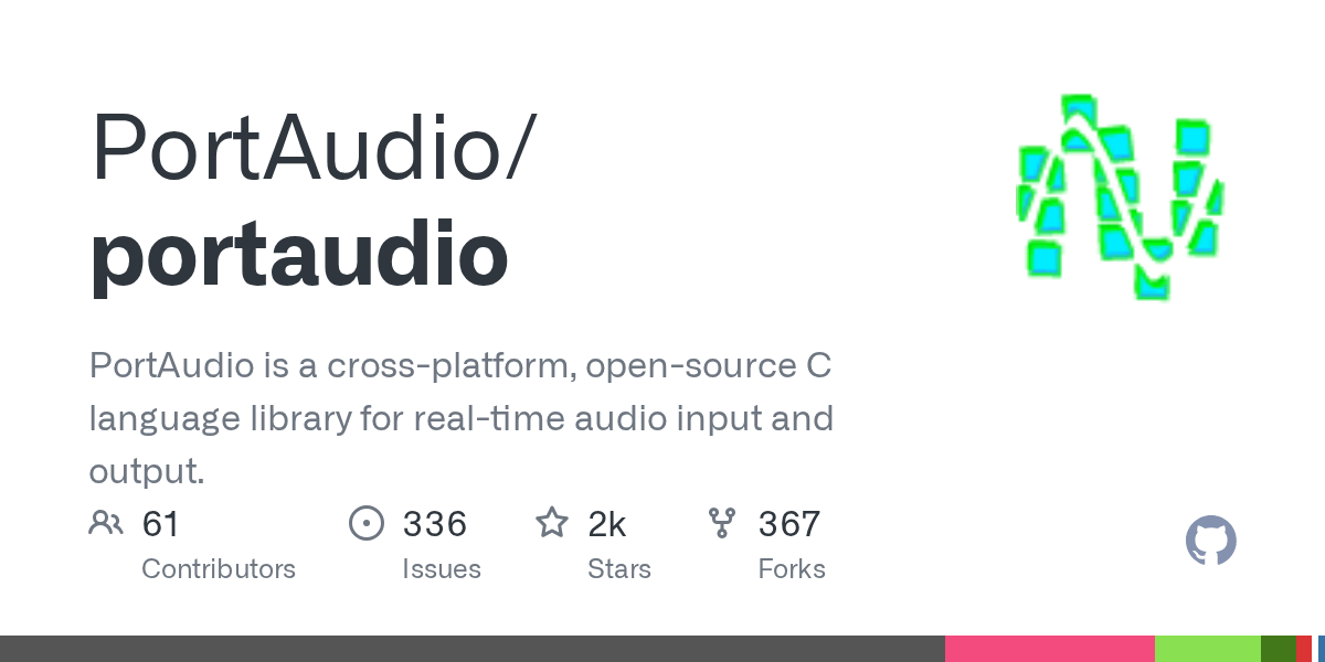 GitHub PortAudio/portaudio PortAudio is a crossplatform, open