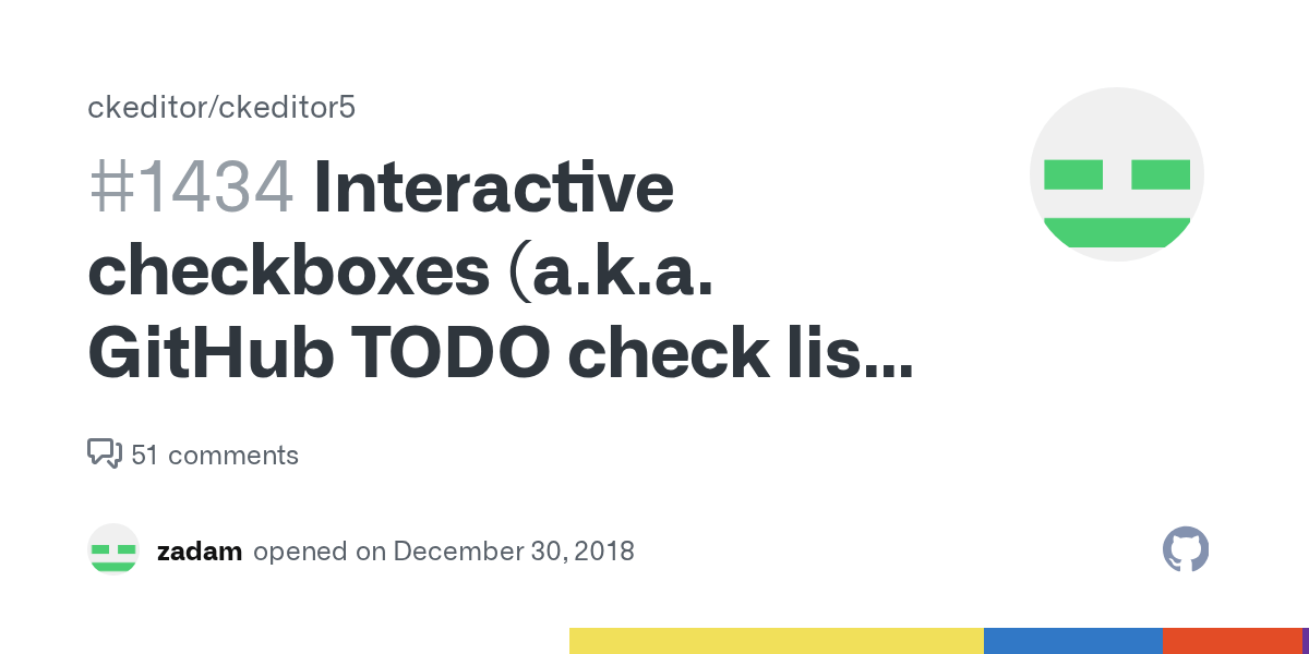 Interactive checkboxes (a.k.a. GitHub TODO check list in Markdown