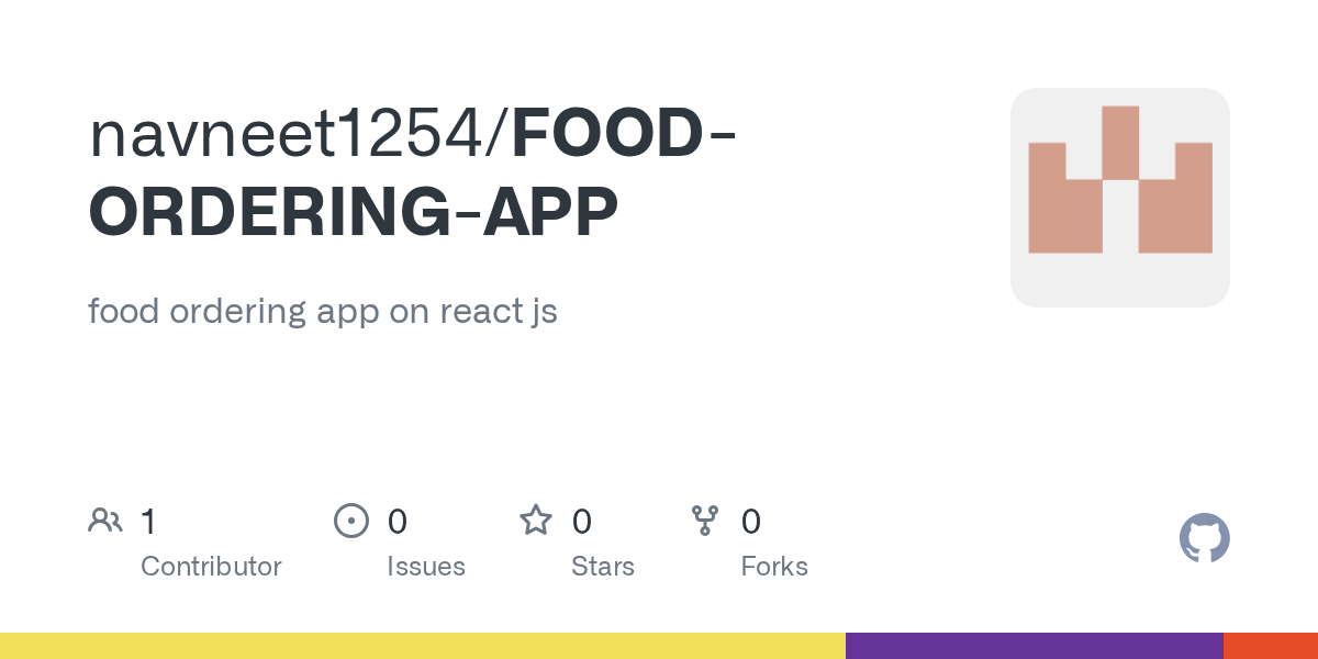 GitHub navneet1254/FOODORDERINGAPP food ordering app on react js