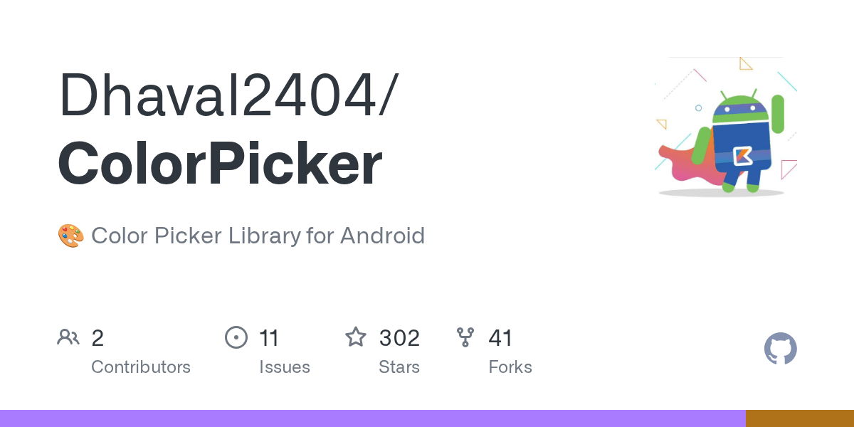 GitHub Dhaval2404/ColorPicker 🎨 Color Picker Library for Android