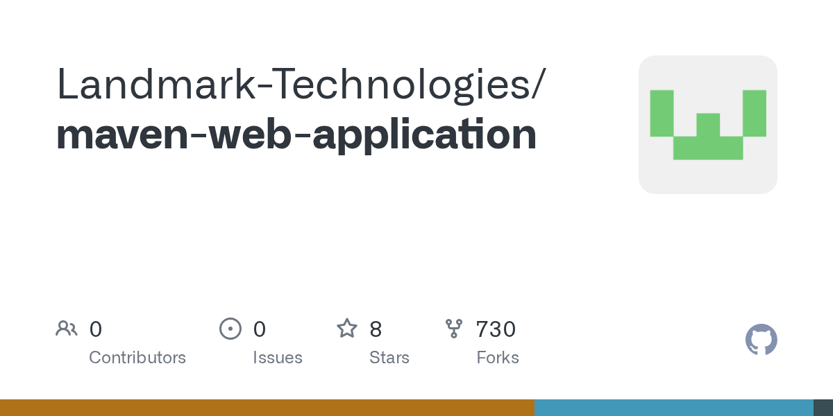 GitHub LandmarkTechnologies/mavenwebapplication