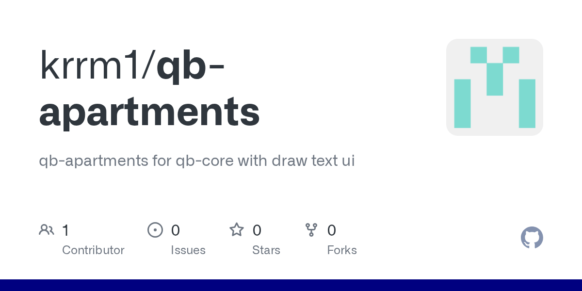 GitHub krrm1/qbapartments qbapartments for qbcore with draw text ui