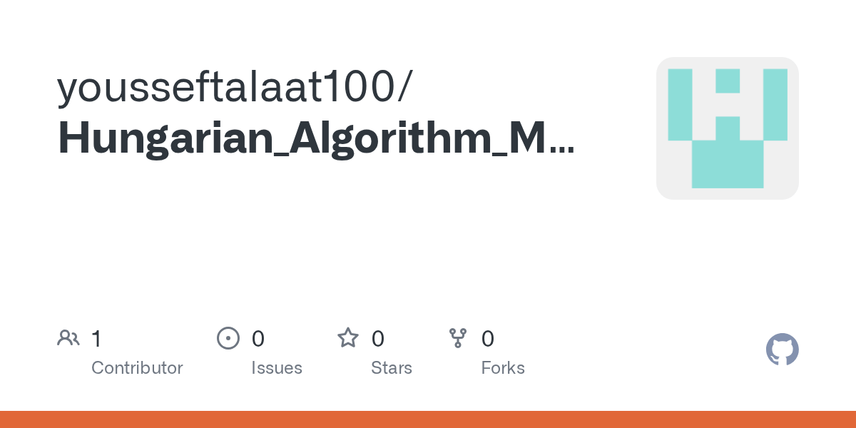 GitHub yousseftalaat100/Hungarian_Algorithm_MATLAB